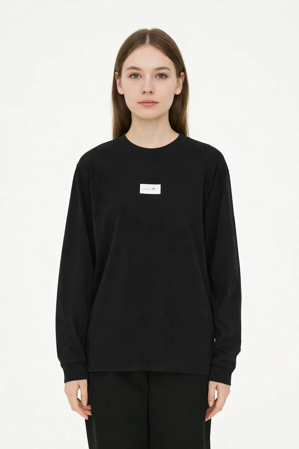 Minimalistisches Langarmshirt