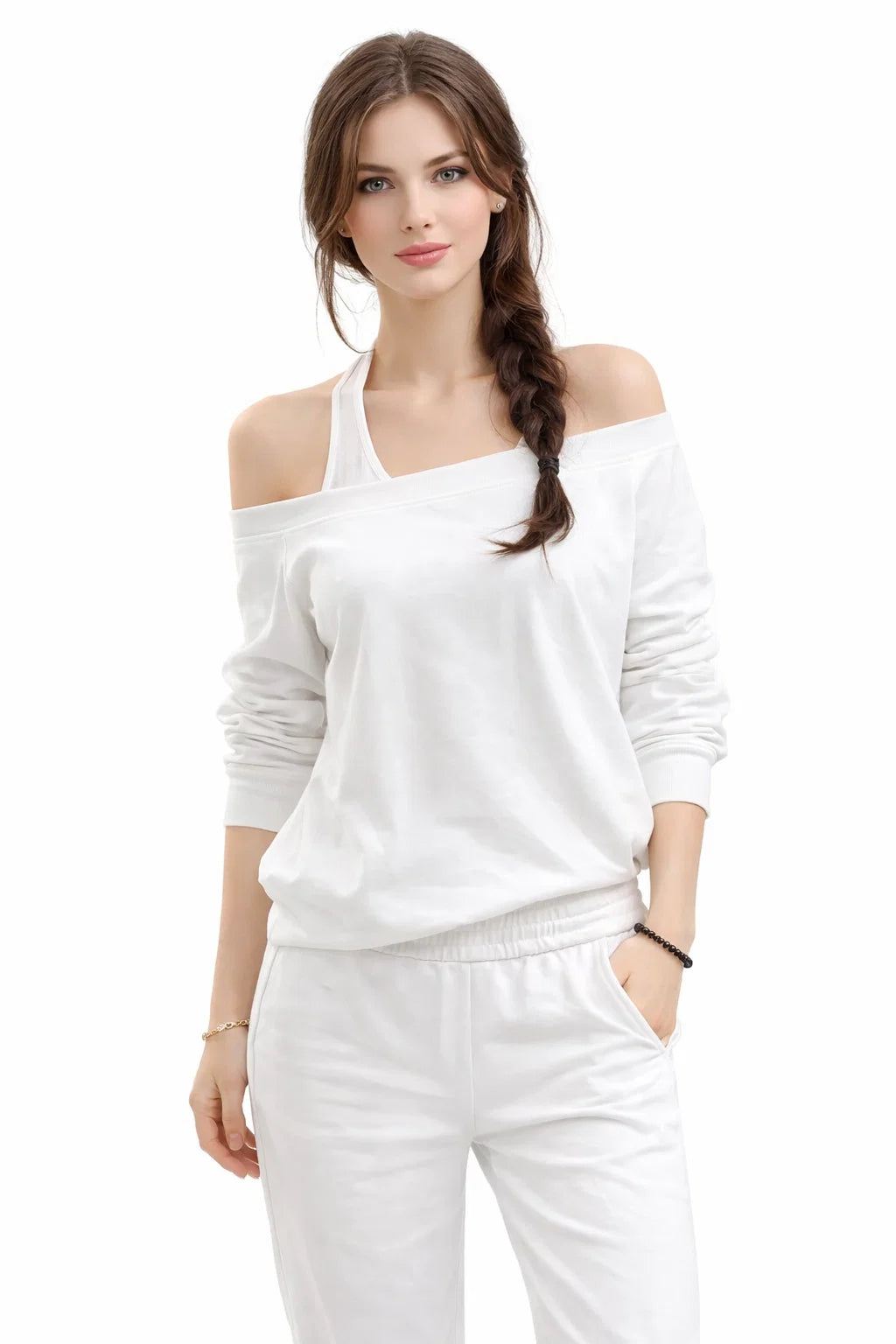 Off-Shoulder Baumwolltop