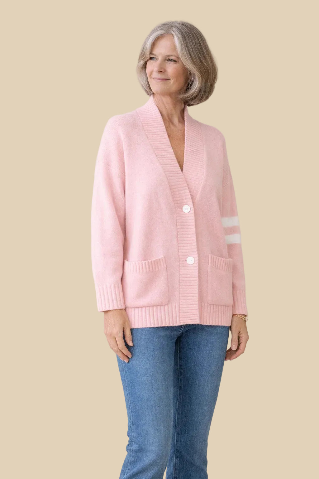 Nalea Checkknit Cardigan