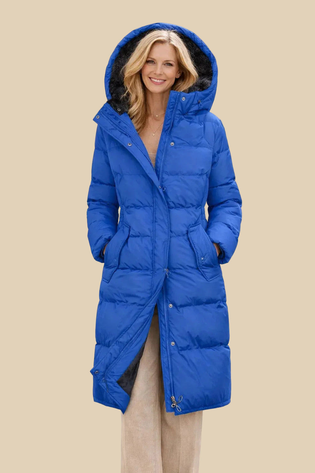 Kapuzen Winter Steppmantel