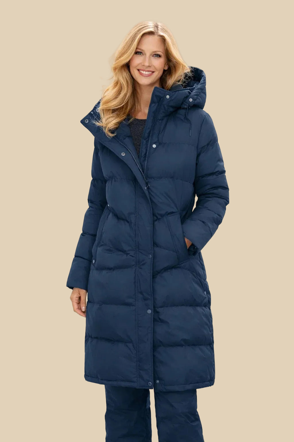 Kapuzen Winter Steppmantel