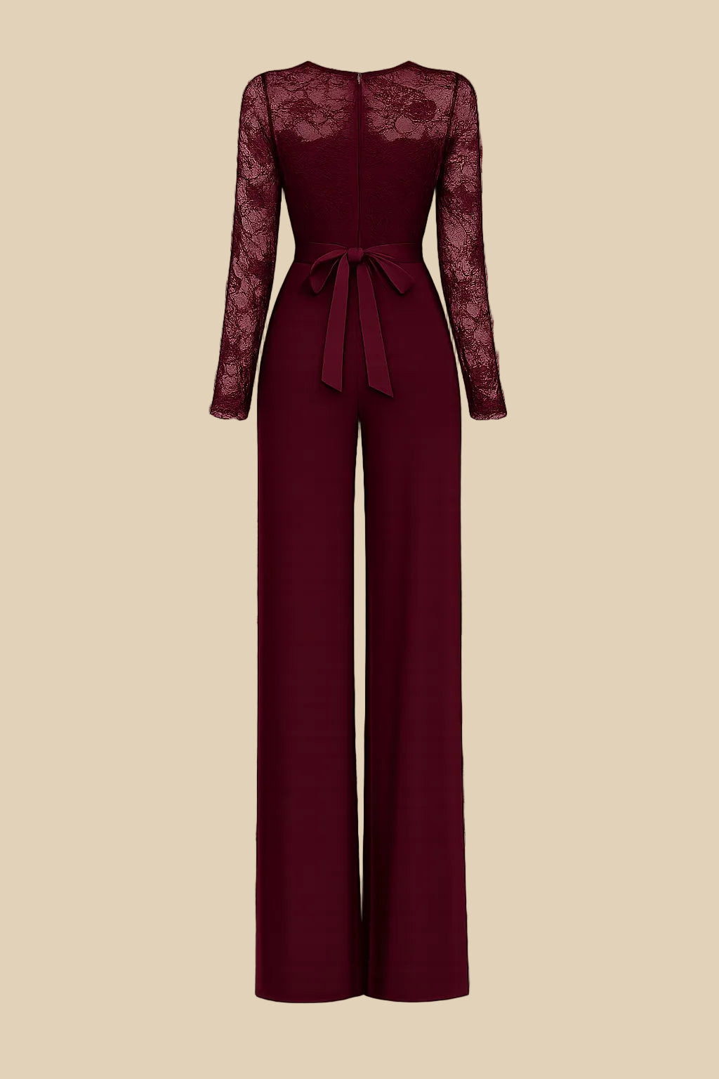 Spitzen-Jumpsuit mit Wide-Leg