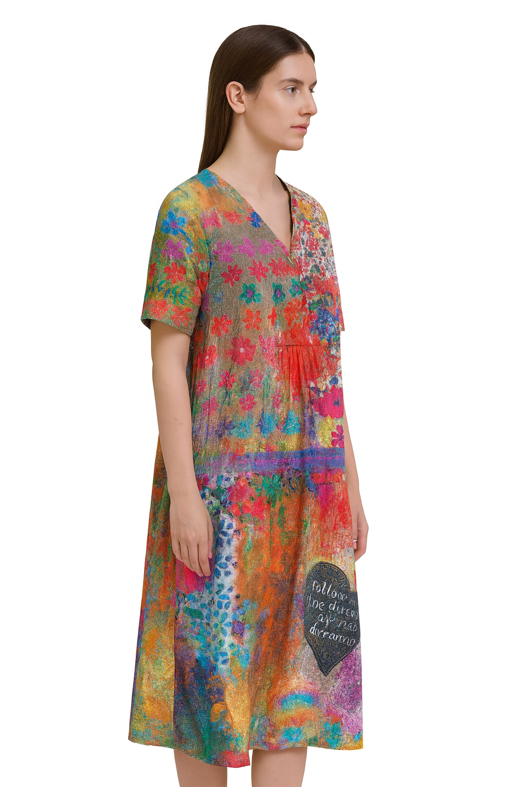 Florales Sommer-Maxikleid